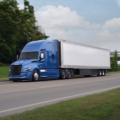 dd15 frieghtliner cascadia semitruck